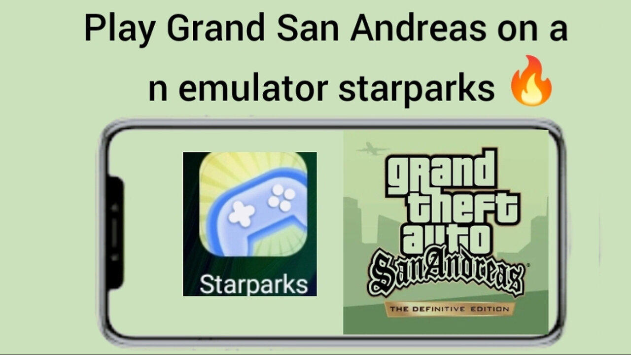 Play Grand Theft Auto San Andreas on an emulator STARPARKS 😍😍😍