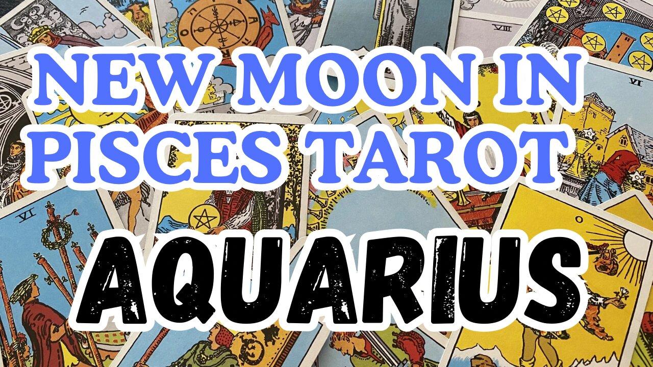 Aquarius ♒️-The wealth within! Pisces New Moon 🌑 Tarot reading #aquarius #tarotary #tarot