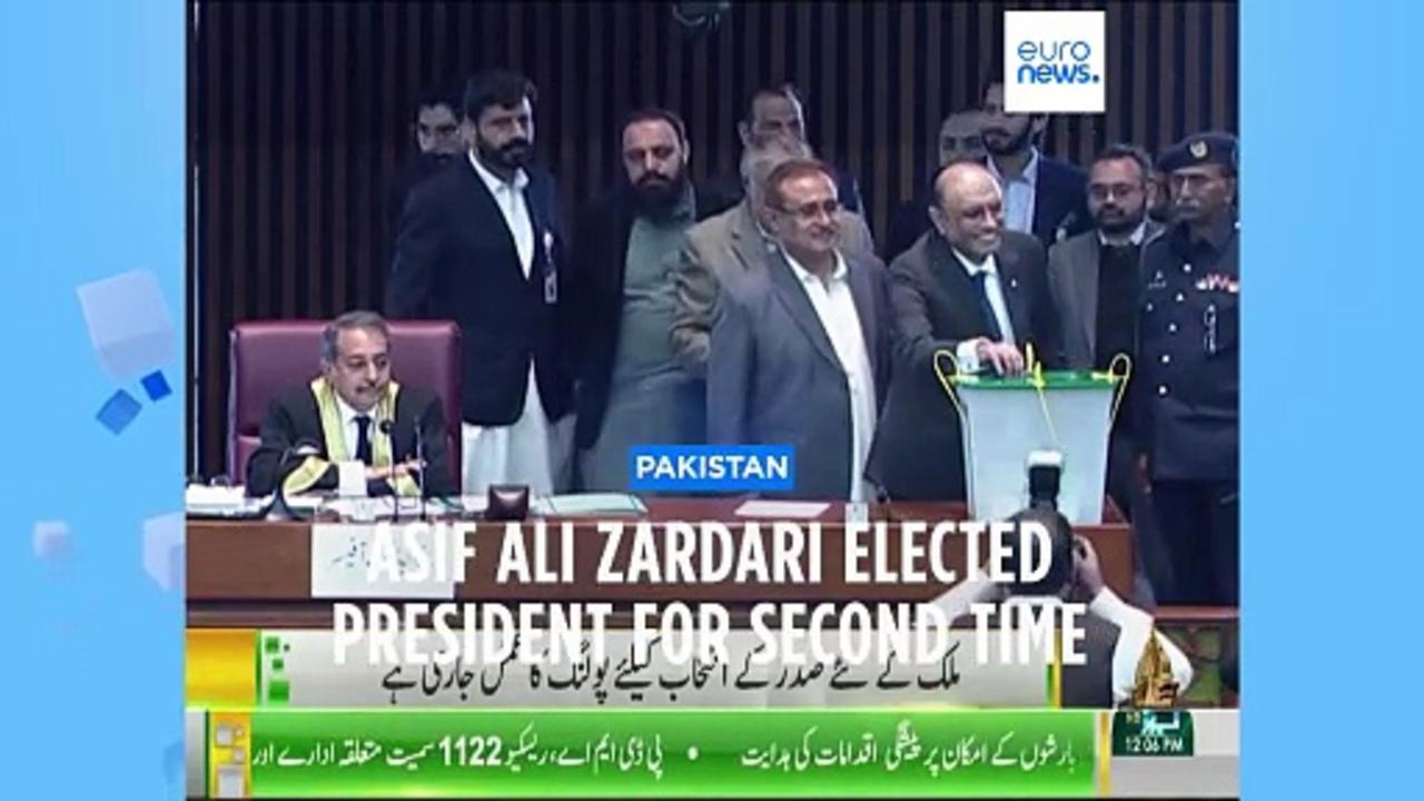 Pakistani lawmakers pick Asif Ali Zardari as president for second time