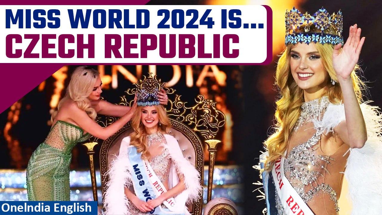 Krystyna Pyszkova of Czech Republic wins 71st Miss World Competition held in Mumbai | Oneindia News
