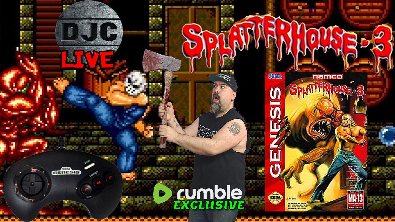 SPLATTERHOUSE 3 - SILLY SATURDAY - Live with DJC - Rumble Exclusive