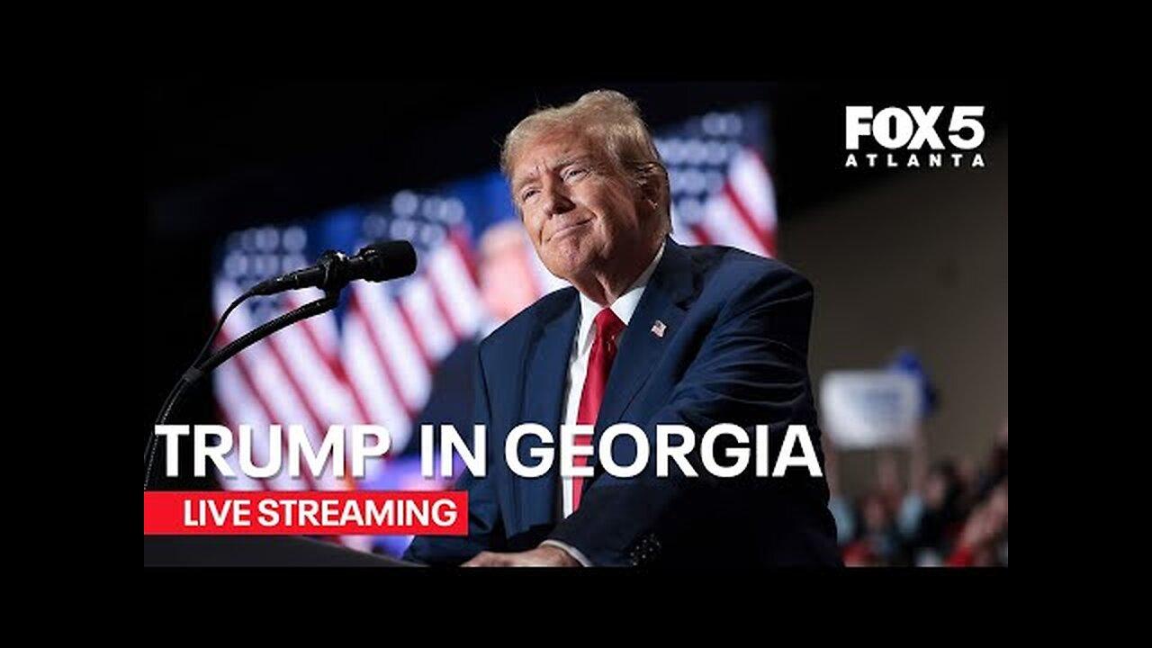 WATCH LIVE Donald Trump campaigns in Georgia