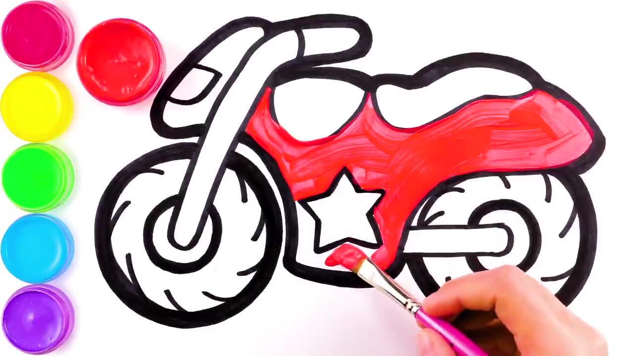 Glitter 4 Ice Creams Coloring And Drawing For One News Page Video