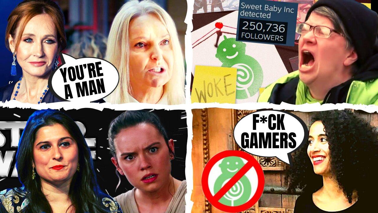 Sweet Baby Inc Gets DESTROYED As Media And Devs ATTACK Gamers, JK Rowling SLAMS Activist, Rey Movie
