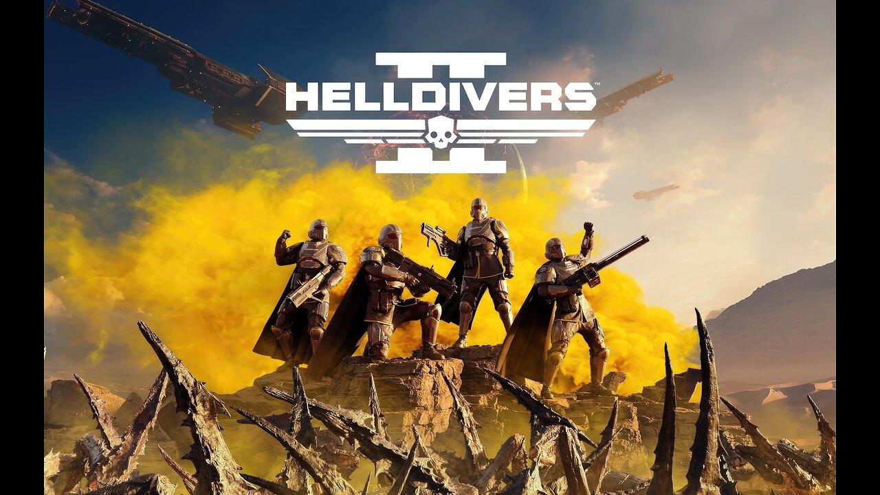 "LIVE" Squashing Bugs in "HellDivers 2" for Super Earth. & "Lethal Company"