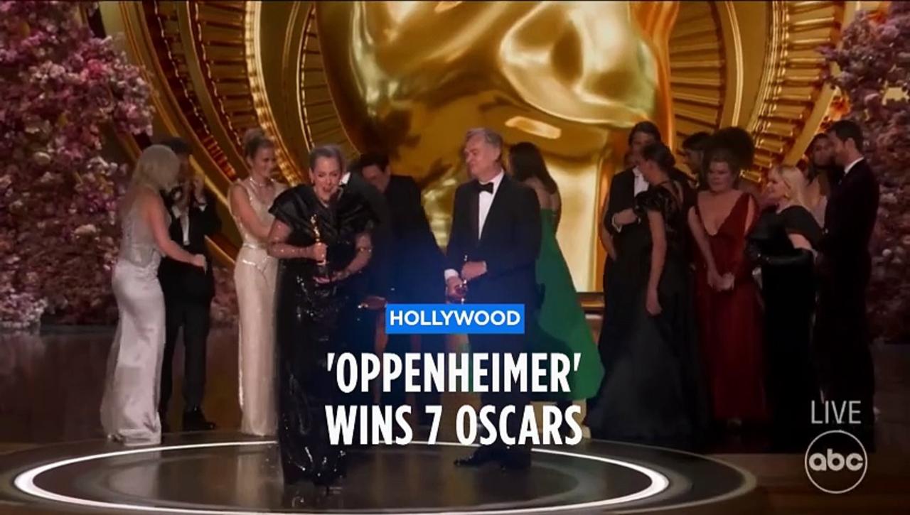 Oscars 2024: Christopher Nolan's 'Oppenheimer' wins Best Film and sweeps up seven Academy Awards