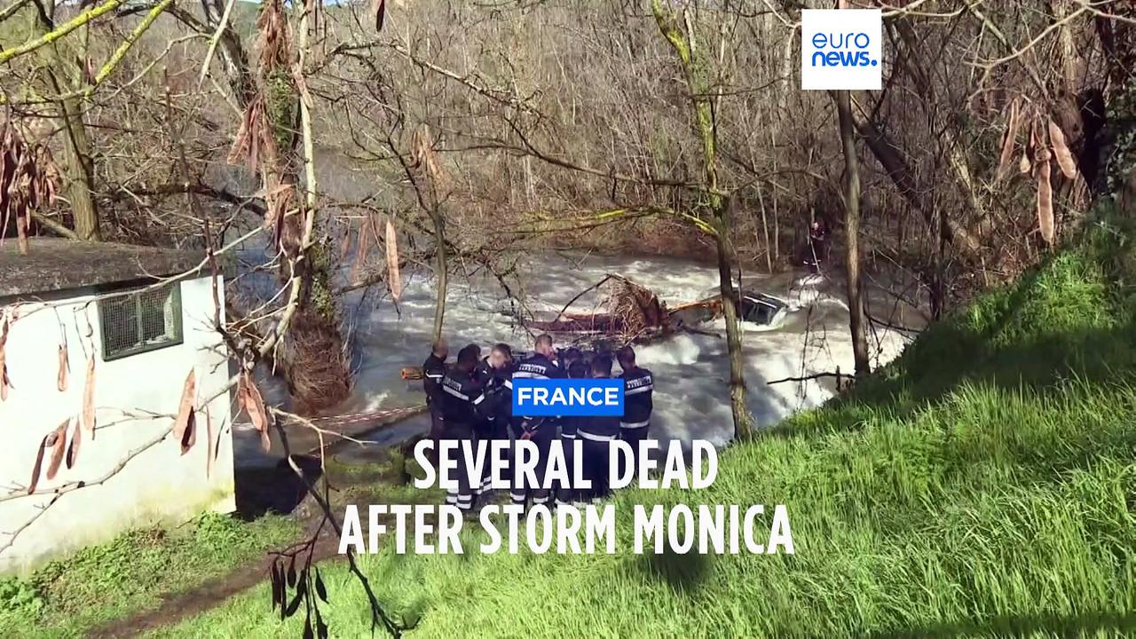 Three dead as storms batter France