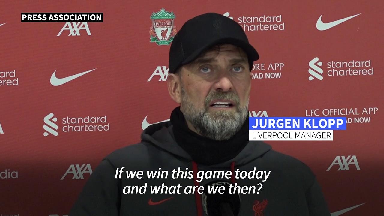 'I saw a team in the right position' says Liverpool's Klopp after draw with Manchester City