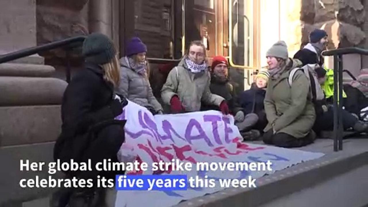 'Had to grow up way too quickly': Greta Thunberg on global climate school strikes
