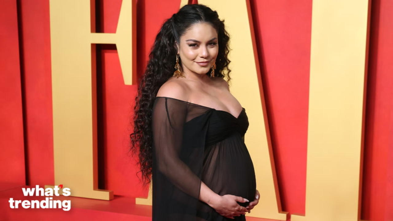 Vanessa Hudgens Debuts Baby Bump at Oscars