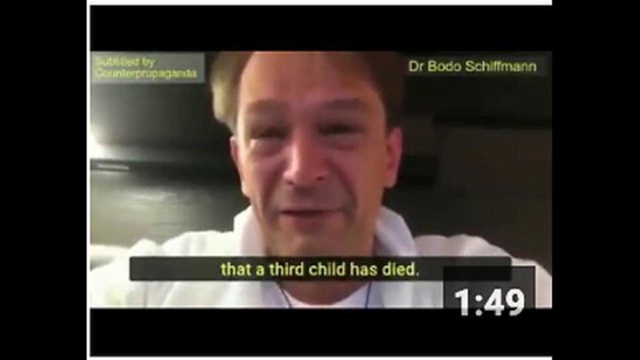 Dr. Bodo Schiffmann: A third child has died...