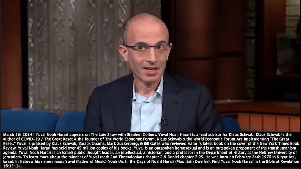 Yuval Noah Harari | Why Was Yuval Featured On The Late Show, The Daily Show & The Rubin Report During the Past 7 Days? What 