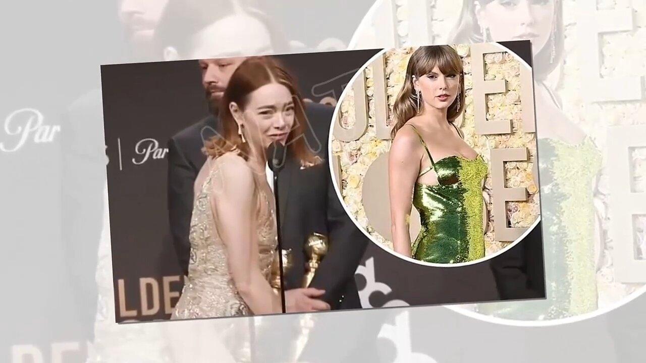 OMG! Emma Stone makes poignant Taylor Swift reference in emotional Oscars speech