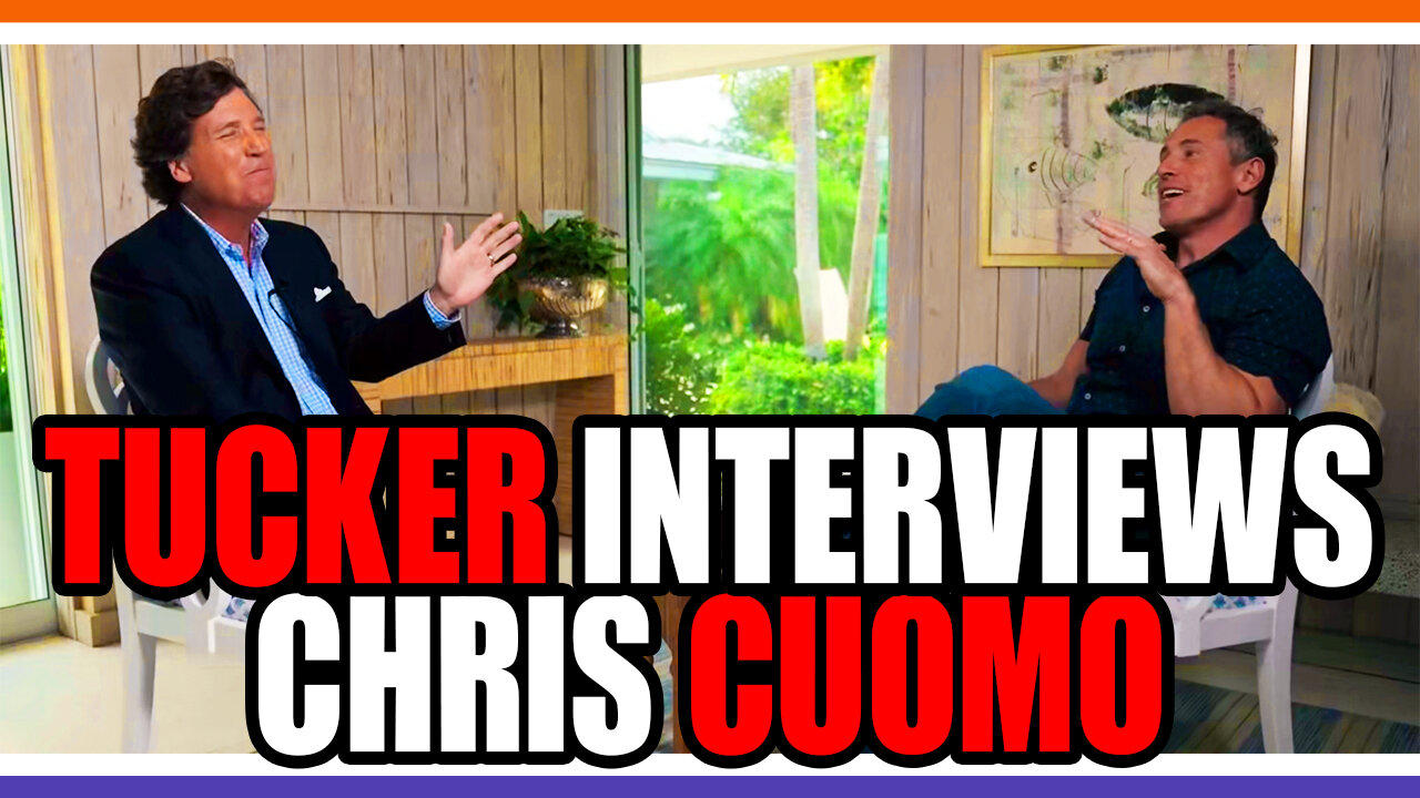 🔴LIVE: Tucker Carlson Interview Chris Cuomo 🟠⚪🟣