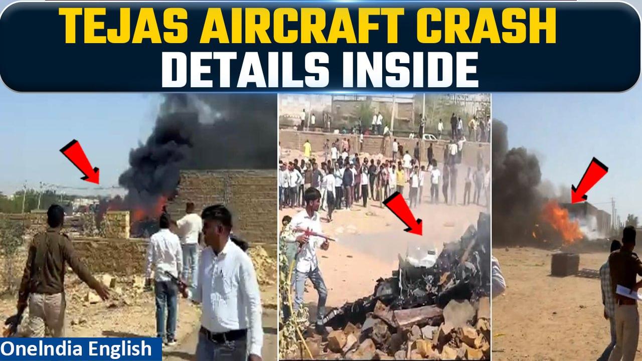 IAF Tejas Aircraft Crashes in Jaisalmer, Rajasthan; Pilot Safe | Full Details Inside | Oneindia News