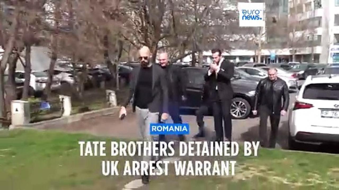 Online influencer Andrew Tate detained in Romania