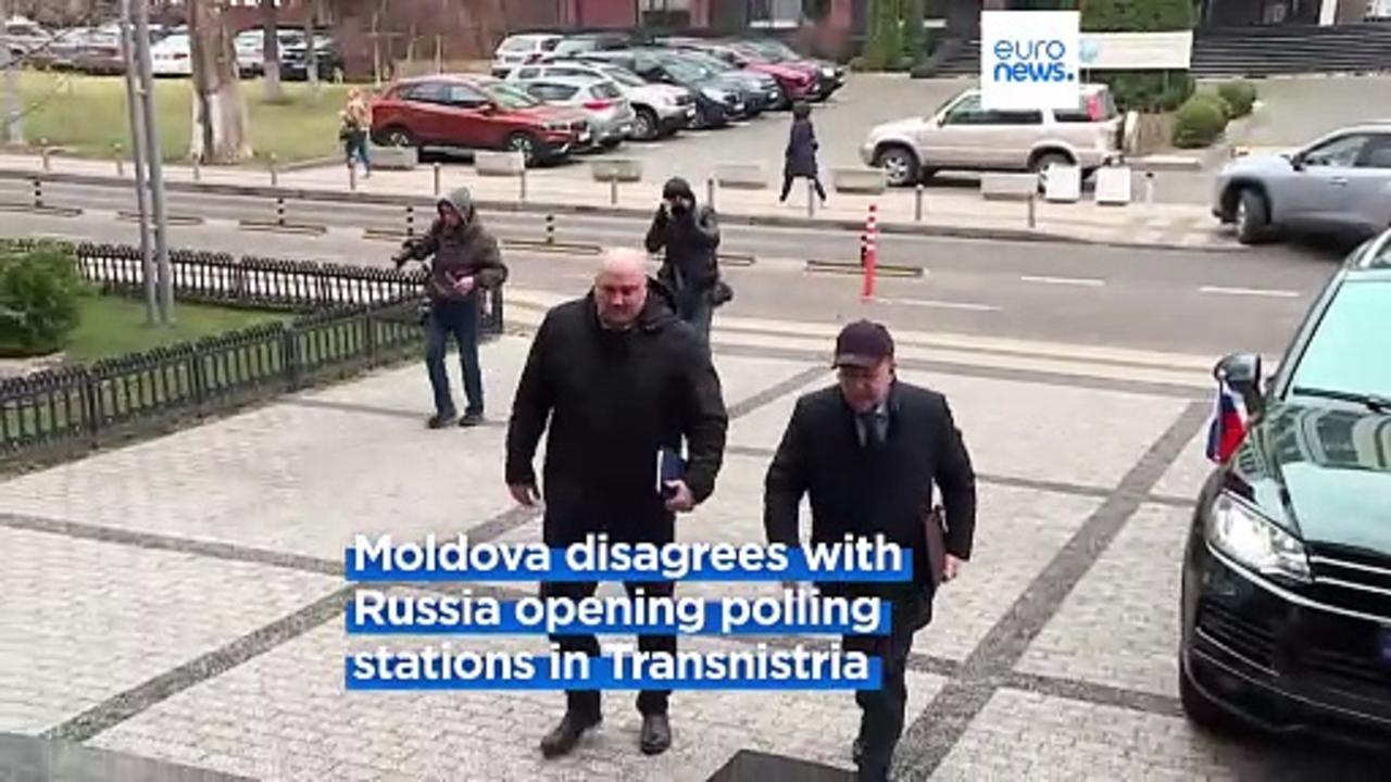 Moldova protests Russian voting stations in Transnistria
