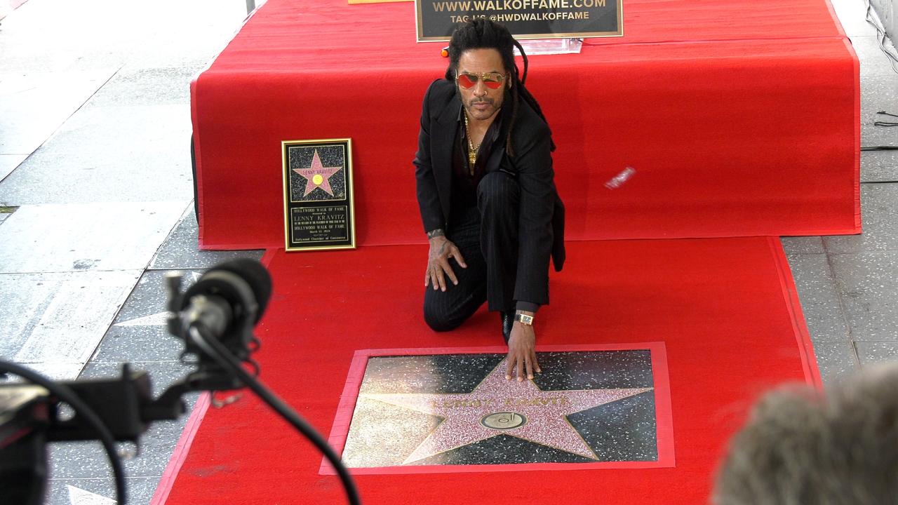 Lenny Kravitz honored with a star on the Hollywood Walk of Fame