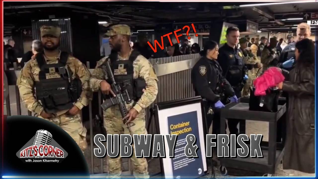 National Guard Soldiers SURROUND NYC Subway Station
