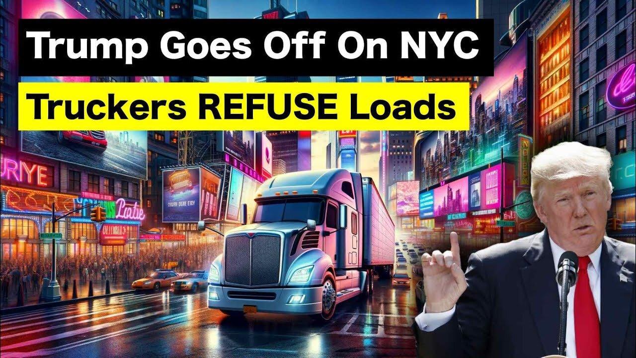 Trump Attacks NYC | Truckers Block Shipments To NYC