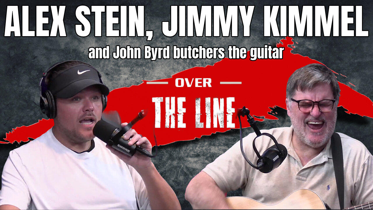 Alex Stein, Jimmy Kimmel and John Byrd Plays The Guitar