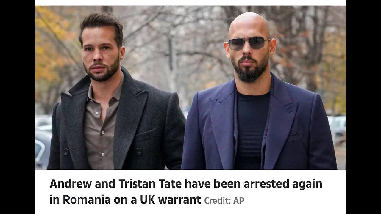 🚨 Andrew Tate and Tristan detained in Romania after arrest warrant issued by UK 🚨