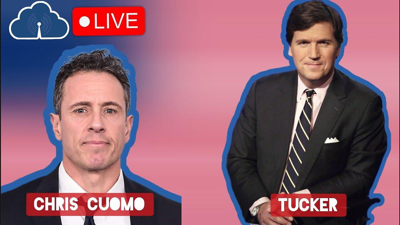 Tucker's heated Debate w/ Chris Cuomo on Trump || Replay Watch-Party (YNN)