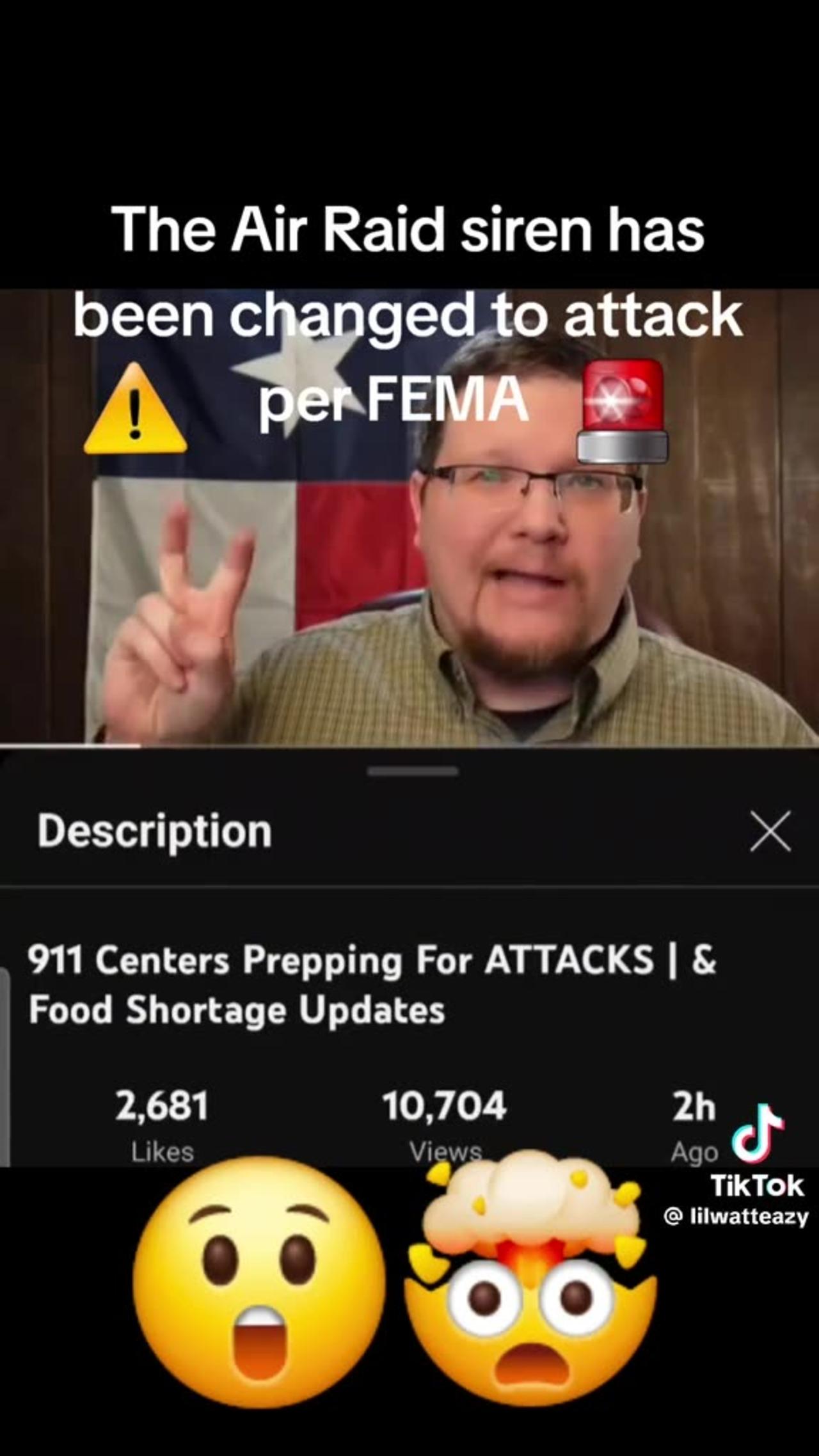 FEMA updated warning siren.