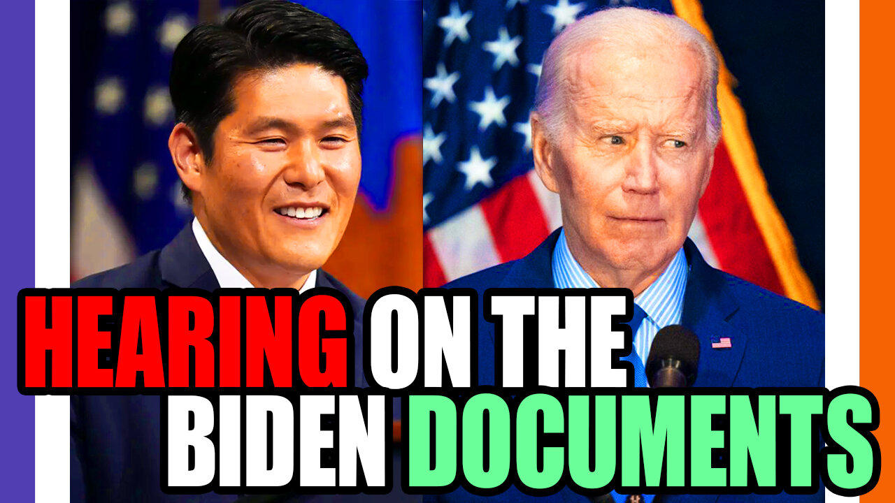 🔴LIVE: Congress Grills Robert Hur About The Classified Biden Documents 🟠⚪🟣
