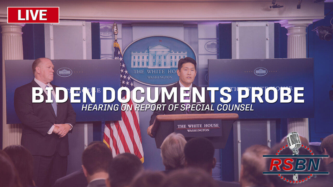 LIVE: House Hears Special Counsel Robert K. Hur Testimony on Biden Documents Probe - 3/12/24