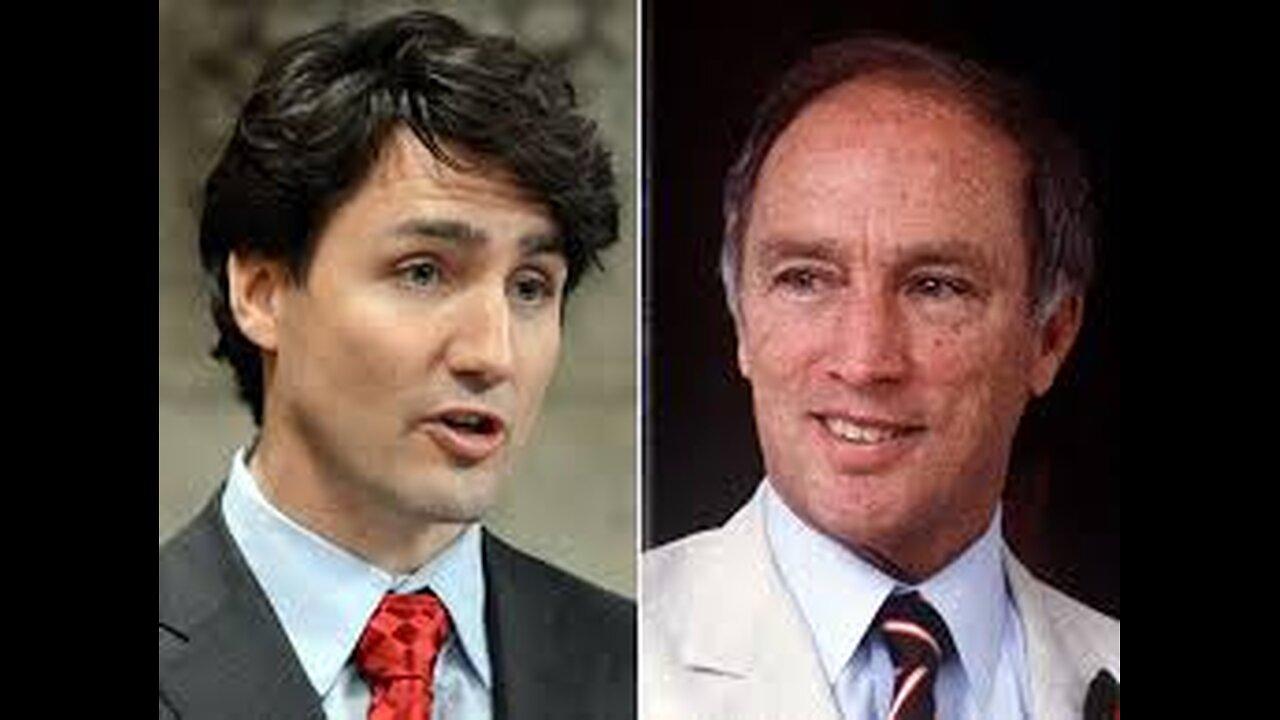 General Trudeau, Pierre Trudeau and Justin Trudeau, generational conspiracies