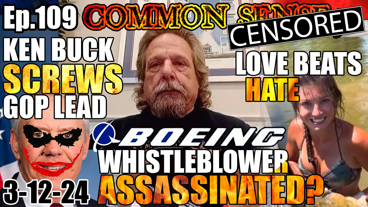 Ep.109 Boeing Whistleblower EPSTEINED, Hannah Barron DESTROYS Hater, RINO Buck Retires/Sabotages GOP