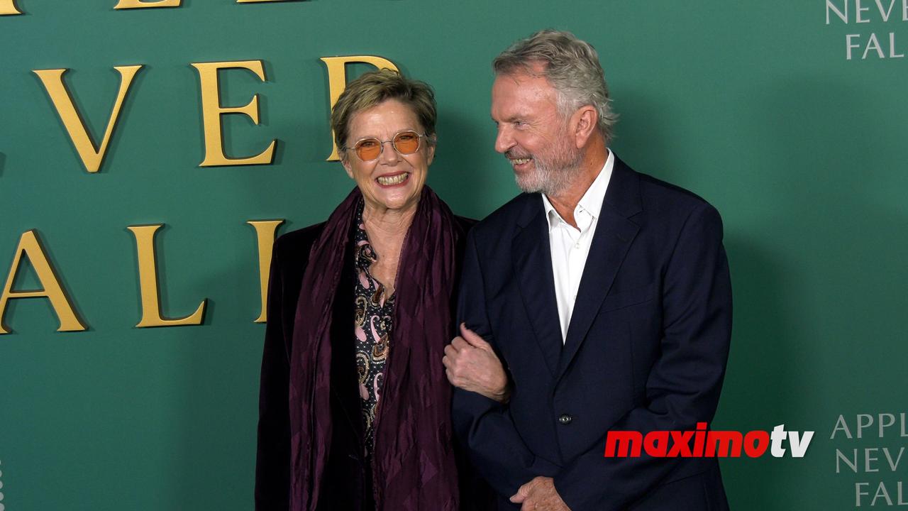 Annette Bening and Sam Neill attend Peacock's 'Apples Never Fall' premiere in Los Angeles