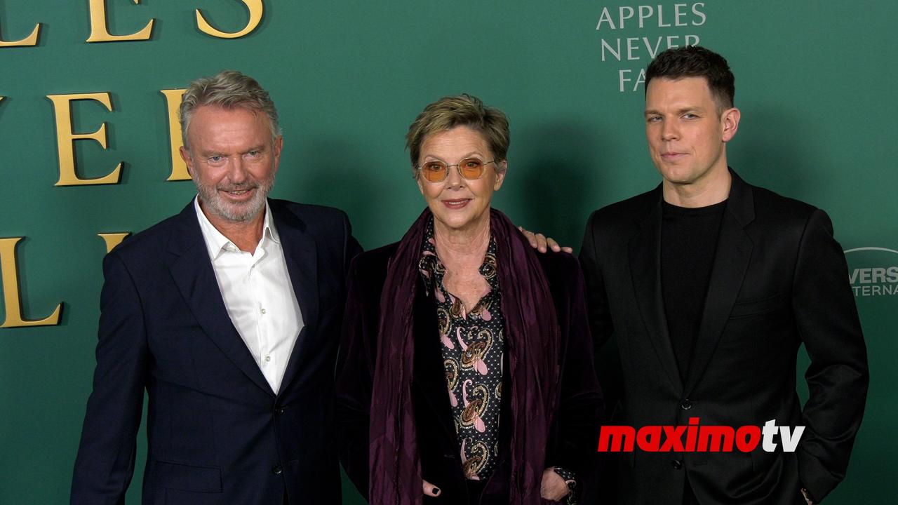 Sam Neill, Annette Bening, Jake Lacy attend Peacock's 'Apples Never Fall' premiere in Los Angeles