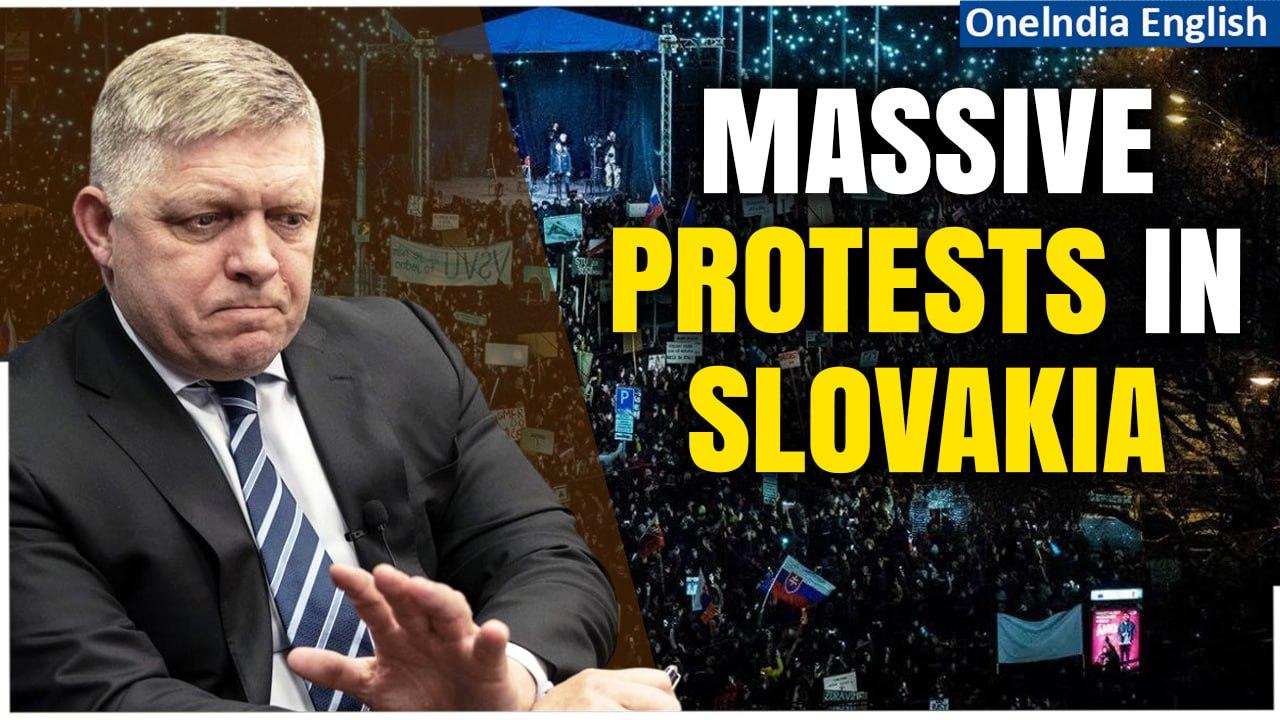 Protests Breaks Out in Slovakia Amid Growing Frustrations With PM Fico’s Russia Policy| Oneindia