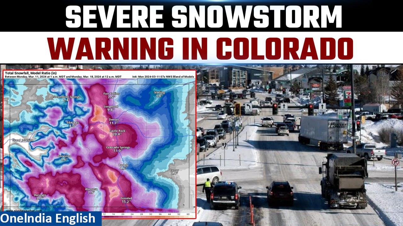 Colorado Prepares for Season's Biggest Snowstorm, Denver Metro Area Braces for Impact| Oneindia