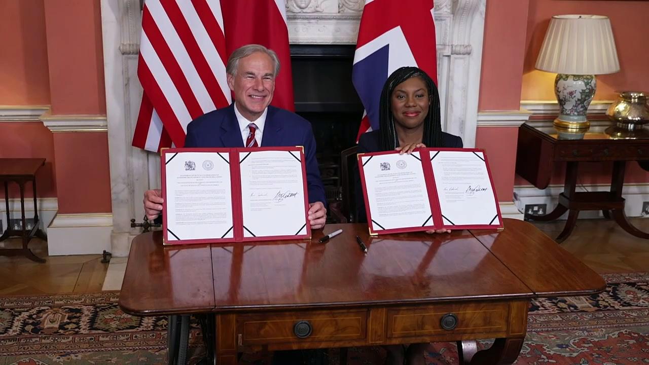 Kemi Badenoch signs a trade agreement with Texas