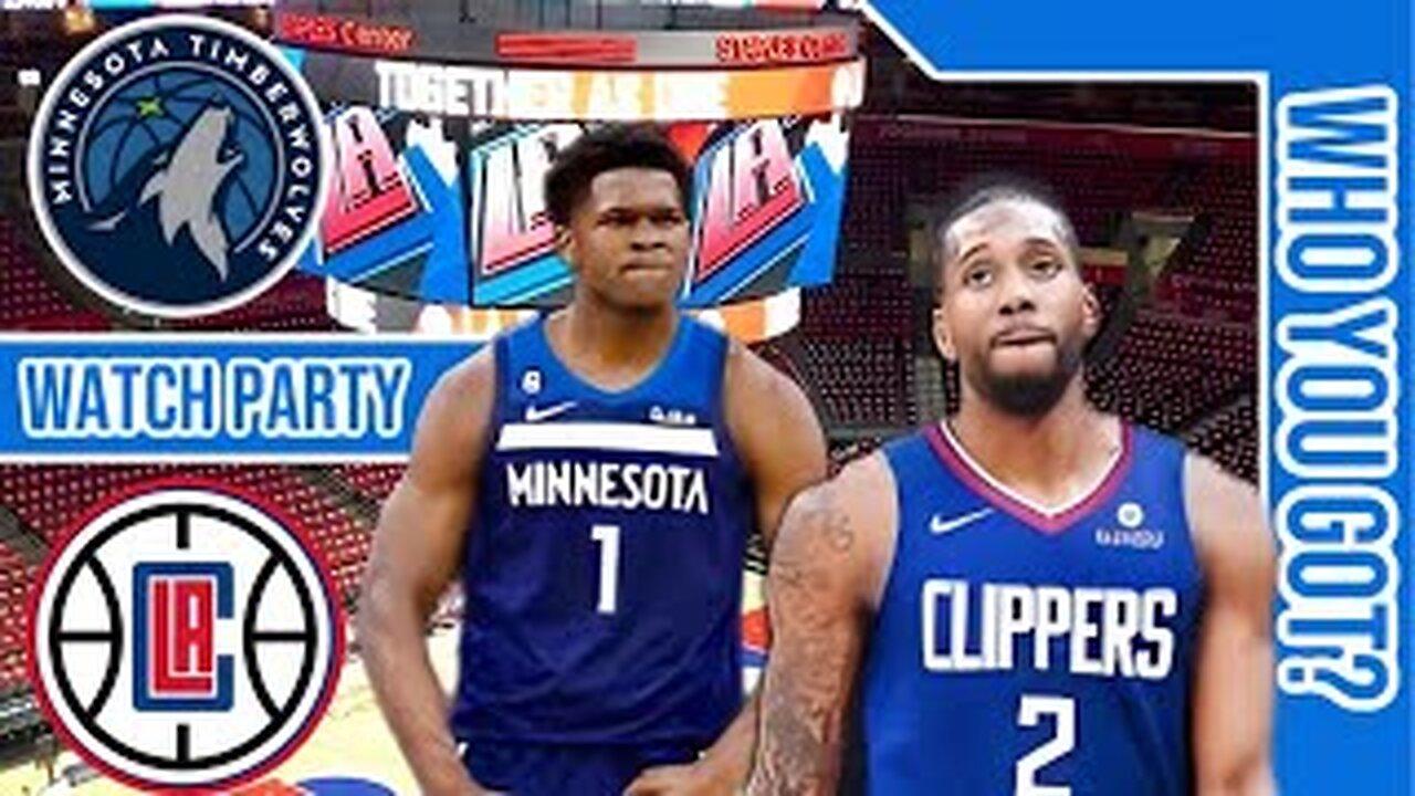 Minnesota Timberwolves vs LA Clippers | Live Play by Play/Watch Party Stream | NBA 2023 Game