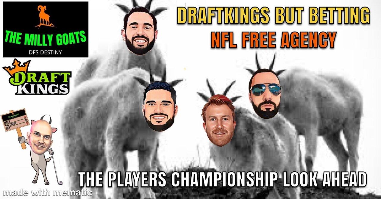 LIVE! MORE NFL Free Agency, Betting is Live in NC, The Playa's PLAYERS Championship
