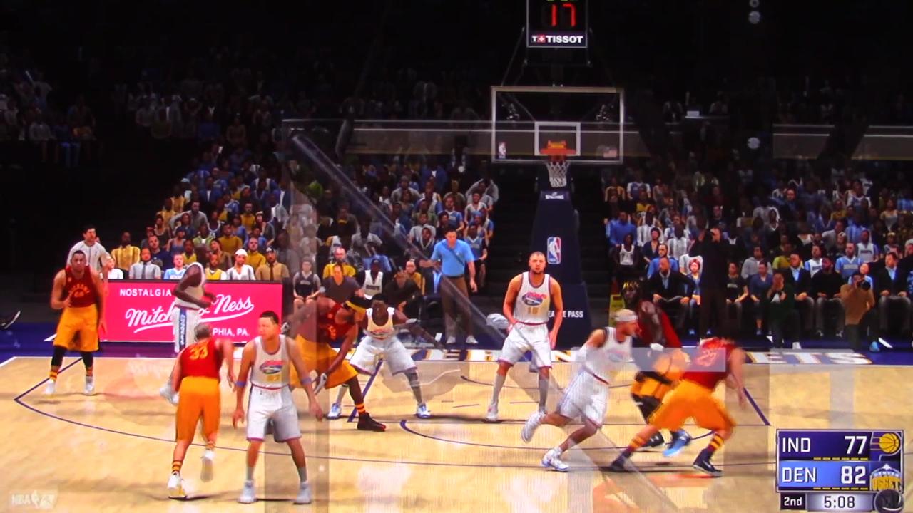 NBA2K: Indiana Pacers vs Denver Nuggets (Dunks-Buzzer Beater)