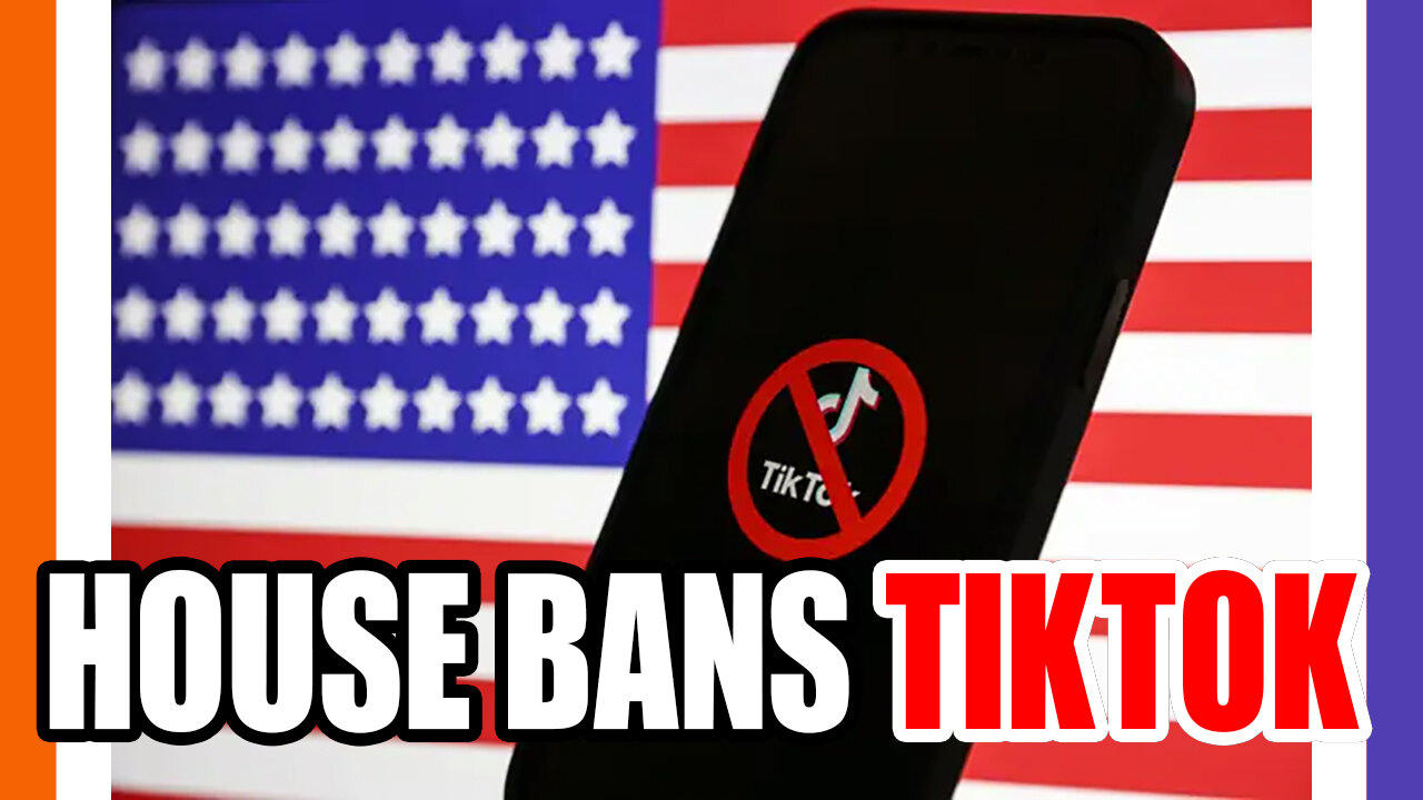 🚨BREAKING: US House Votes To Ban TikTok NATIONWIDE 🟠⚪🟣