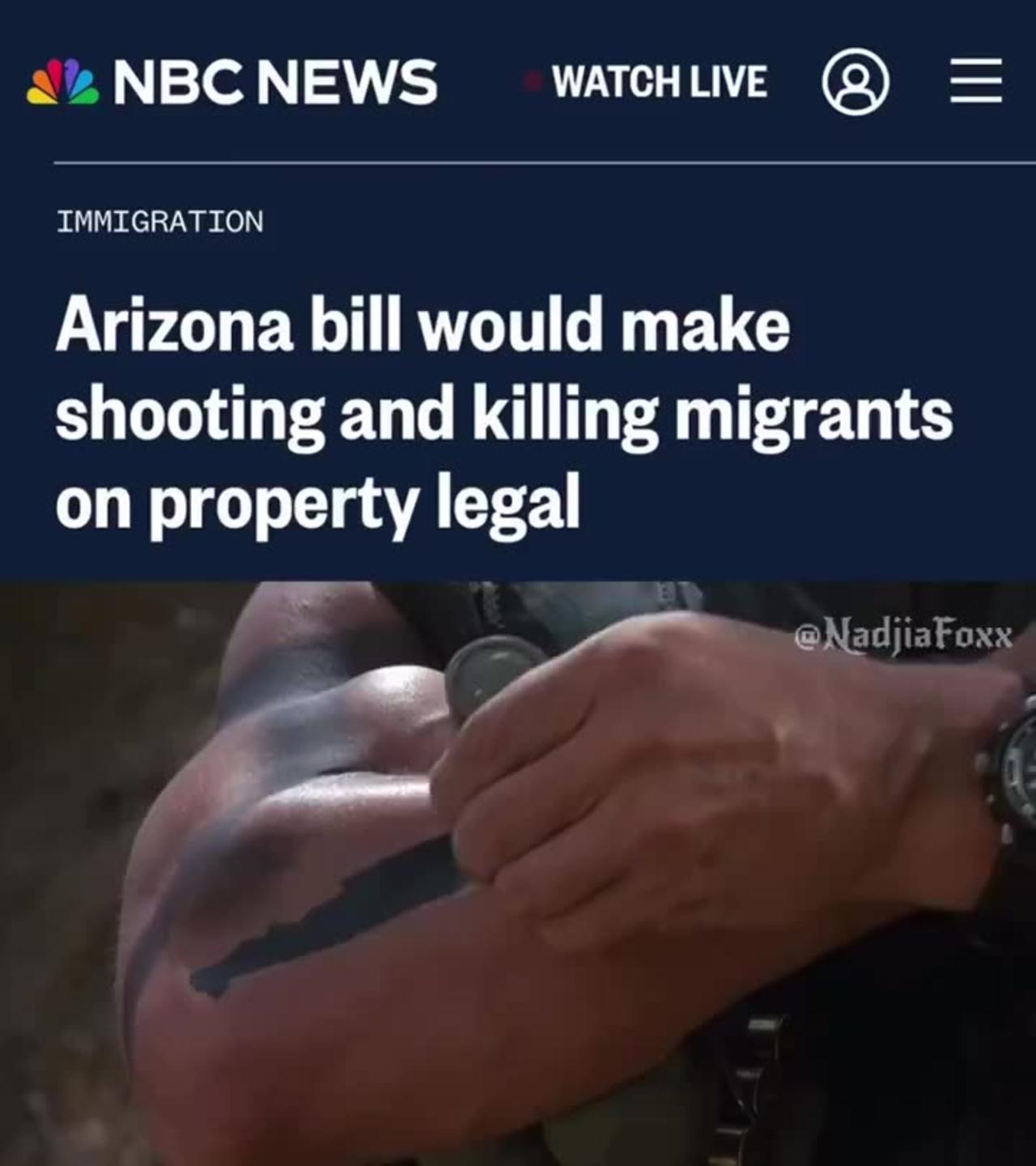 Arizona Makes Killing Illegal Immigrants On Your Property Legal
