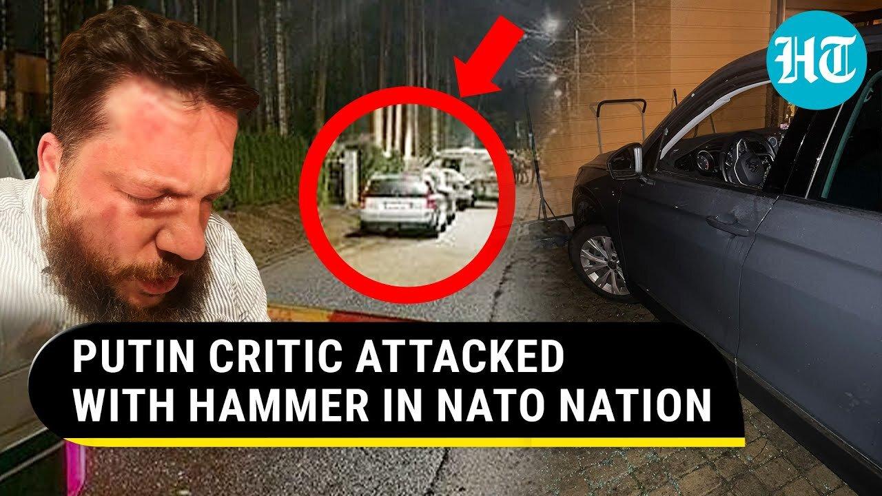 Putin Critic & Navalny's Aide Assaulted With Hammer In NATO Nation Lithuania's Capital | Watch