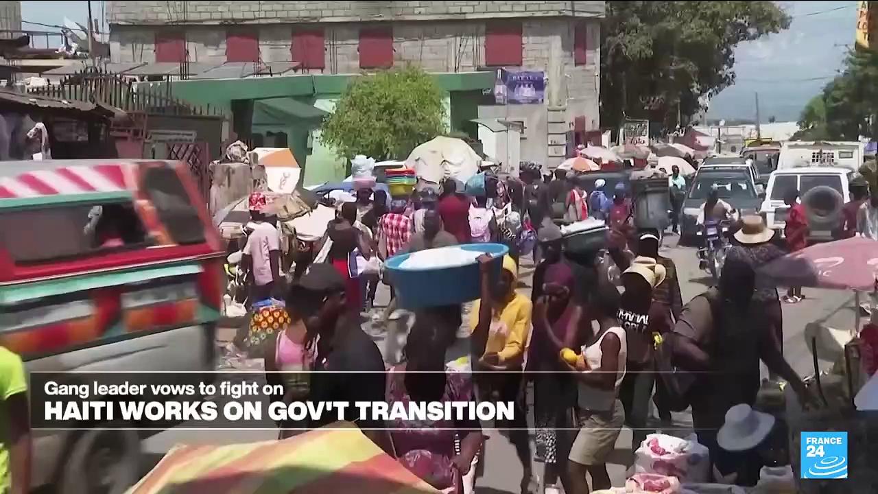 Haiti works at govt transition as gang leader pledges to fight on