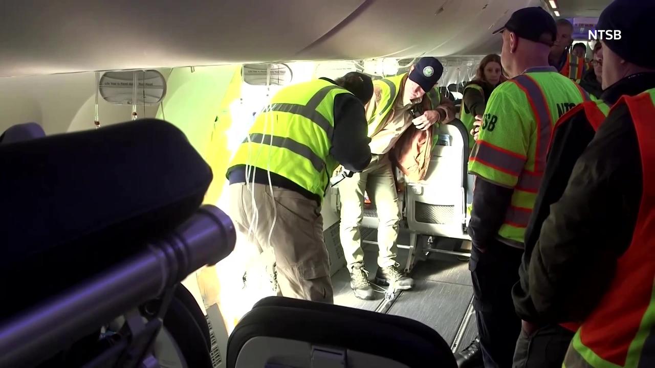Boeing video of door-plug removal 'overwritten': NTSB