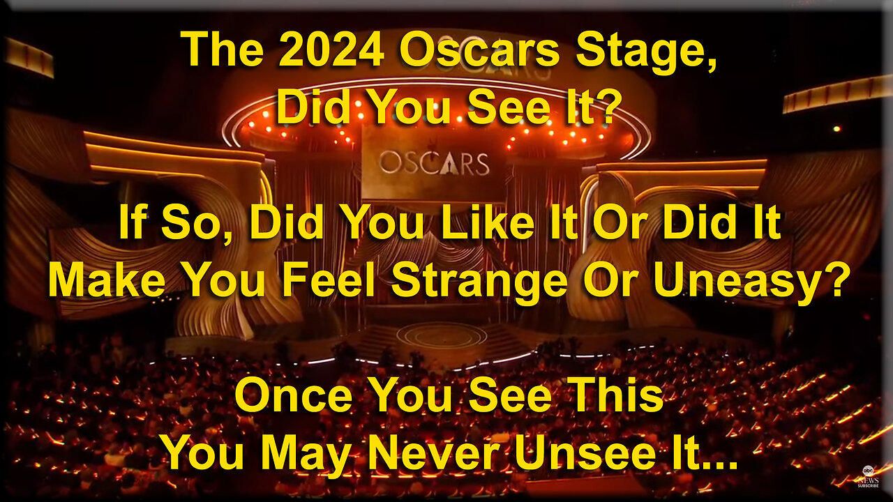 The 2024 Oscars Stage Design - What Was The True Inspiration?