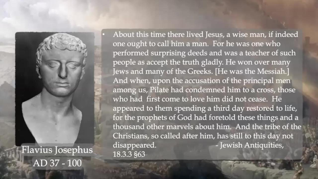 Historical Evidence of Christ - One News Page VIDEO