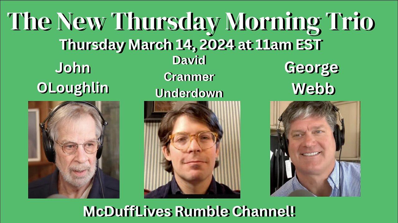 The Thursday Morning Trio, with George Webb and David Cranmer Underdown, 031424
