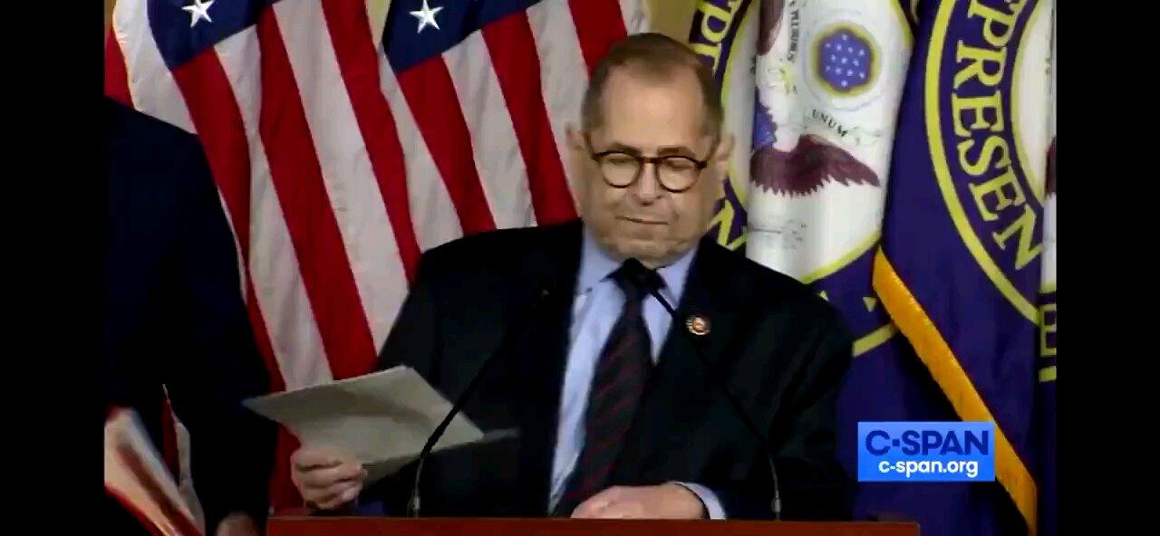 FLASHBACK:  Jerry Nadler appears to poop his pants during LIVE INTERVIEW, waddles off stage