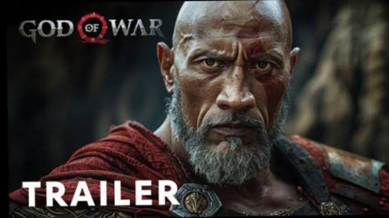 God of war live action movie trailer 2025 Dwayne Johnson